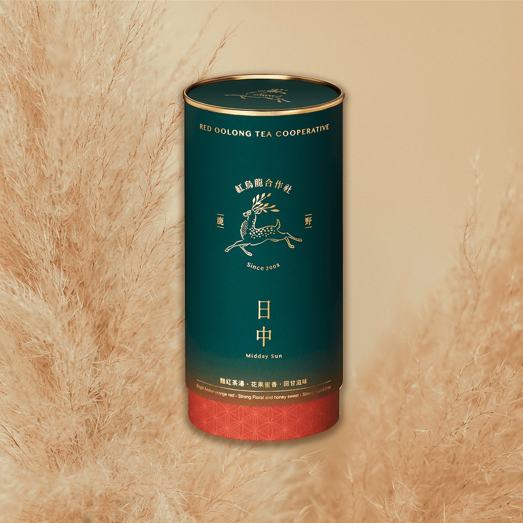 【雅逸蜜香】日中｜單入茶罐（75g）【 台東鹿野・紅烏龍合作社 】