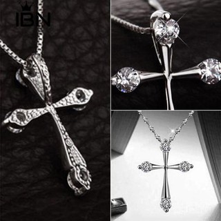 🌸小念飾品🌸 十字架水晶項鏈