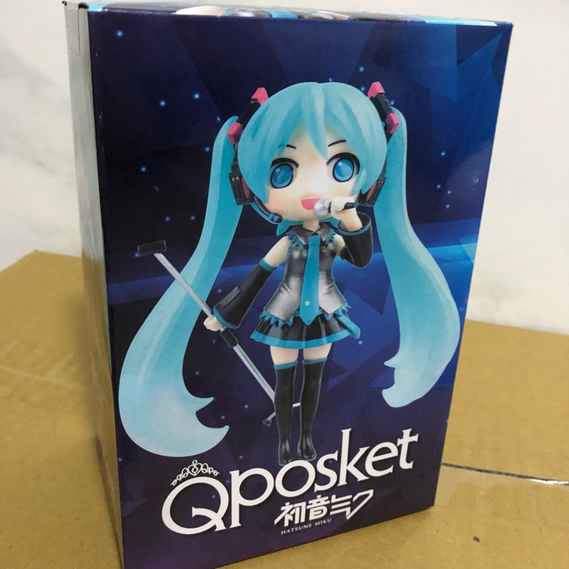 少見新款SQ Qposket~Q版初音公仔！