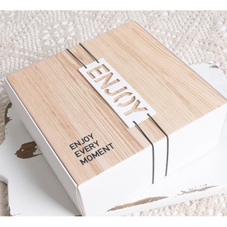 木紋 巴斯克 包裝盒6寸 芝士蛋糕盒 6寸 起司蛋糕 餅乾盒 手工皂盒 點心盒 禮物盒 巧克力盒