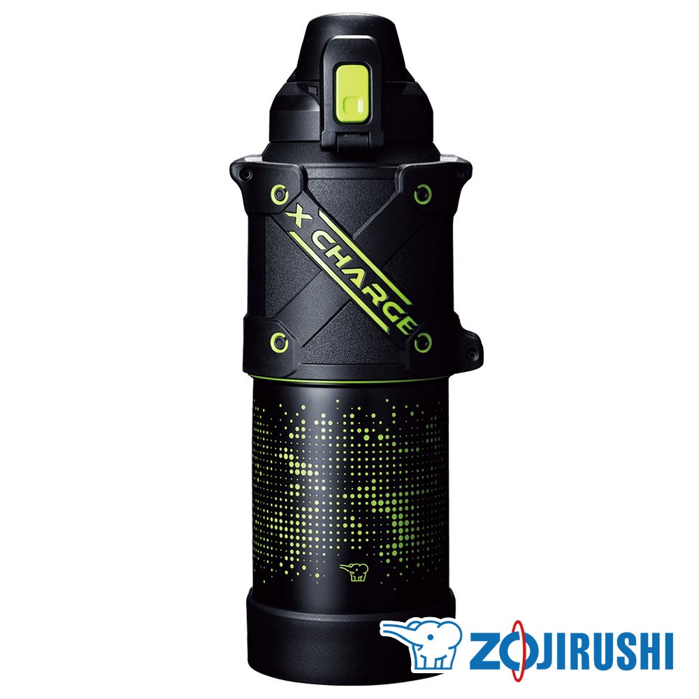 【 ZOJIRUSHI象印】 CHARGE 不銹鋼真空保冷瓶 1L『黃/黑』SD-HA10