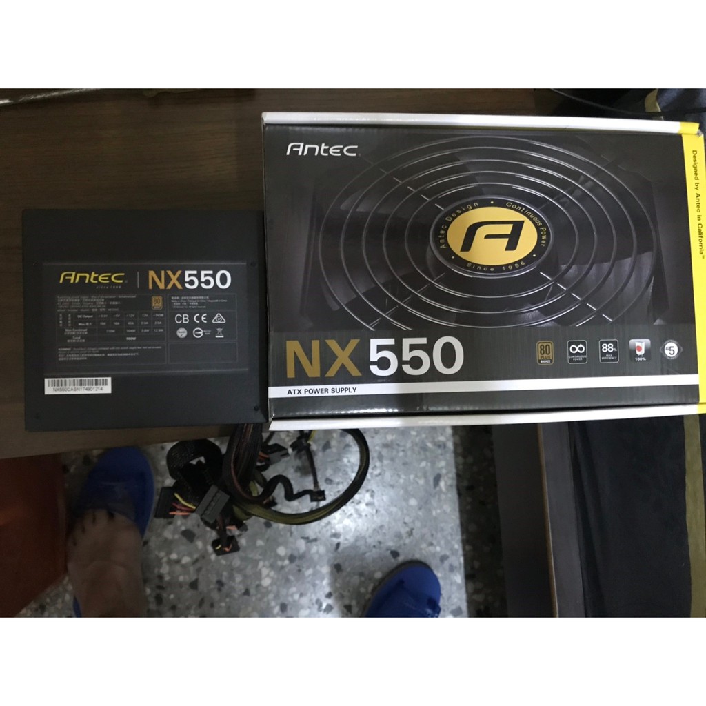 Antec安鈦克 電源供應器 NX550(550W) 銅牌/全日系/五年保/CPU主線:18AWG:鍍銅
