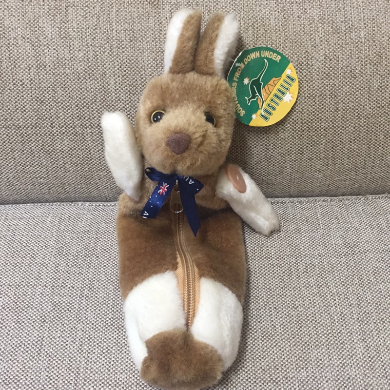 澳洲可愛袋鼠娃娃 鉛筆盒 筆袋 聖誕禮物 交換禮物