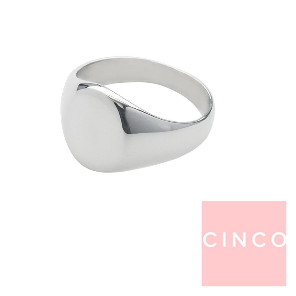 CINCO 葡萄牙精品 Giovanna ring 925純銀 圓形素面戒指