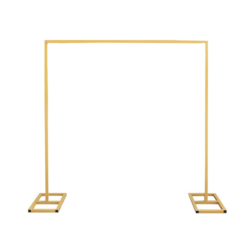 二手面交 婚禮布置方形金色鐵藝架拱門300*300公分可伸縮 小清新 鄉村 簡約 美式
