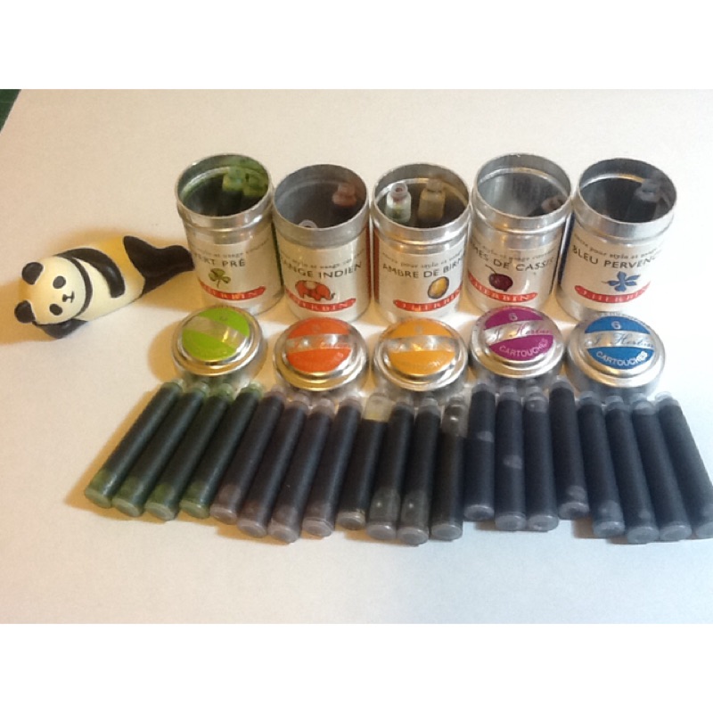 【墨水】法國 J.Herbin 珍珠彩墨 卡式墨水管