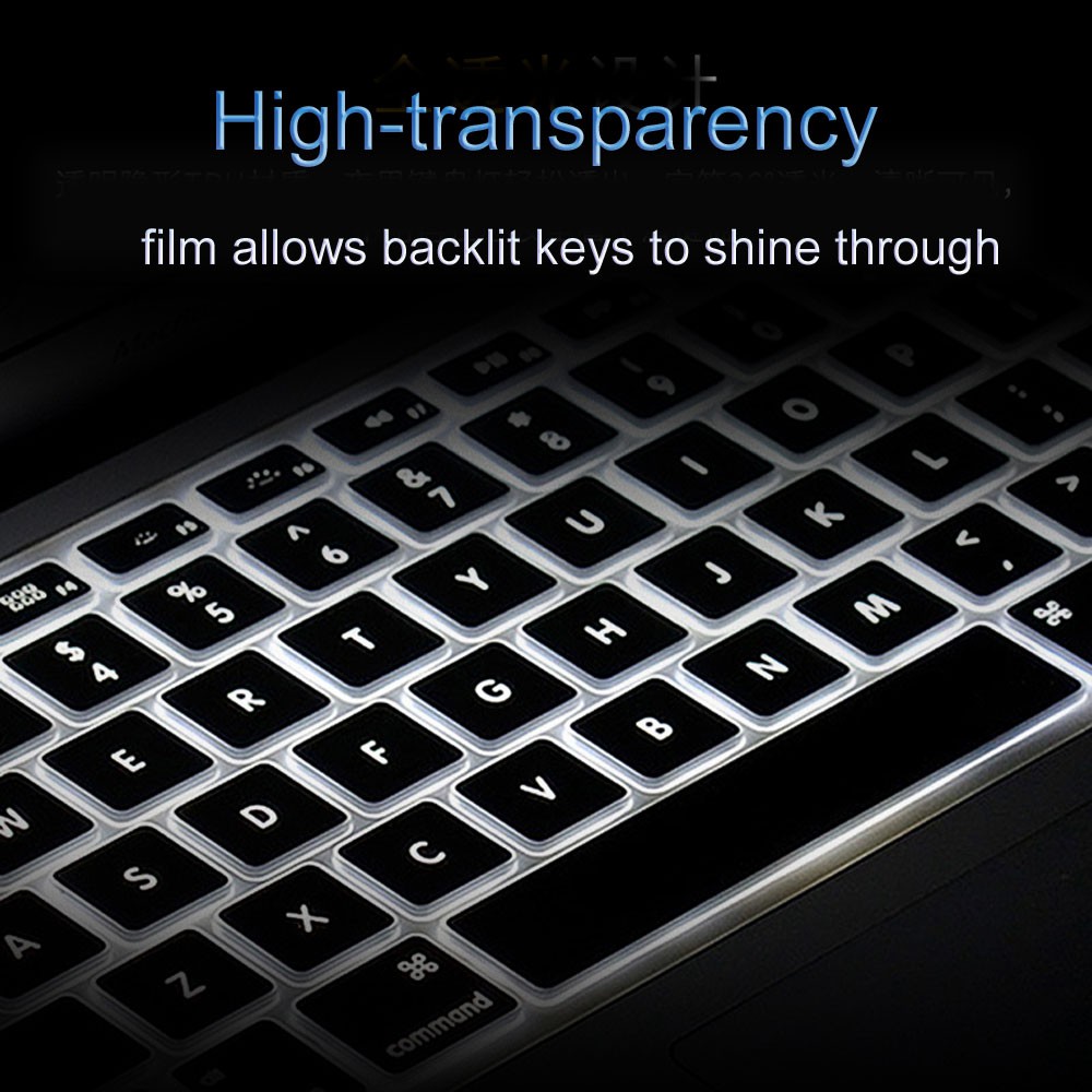 Wiwu 高透明筆記本電腦鍵盤保護套適用於 2023 年新款 MacBook air 15.3/MacBook air
