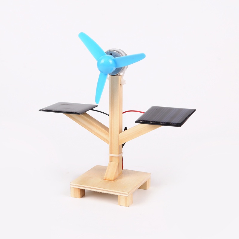 diy科技小製作太陽能風扇中小學生科學實驗steam創客教育科教玩具