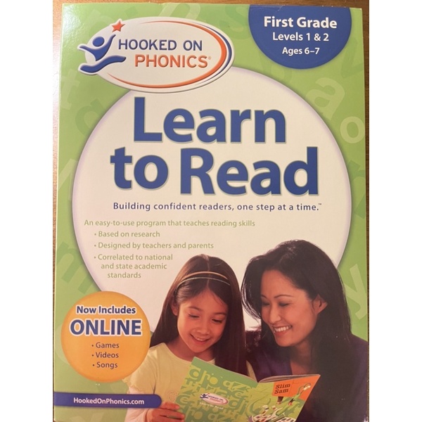 Hooked on Phonics First Grade Level 1 &amp; 2