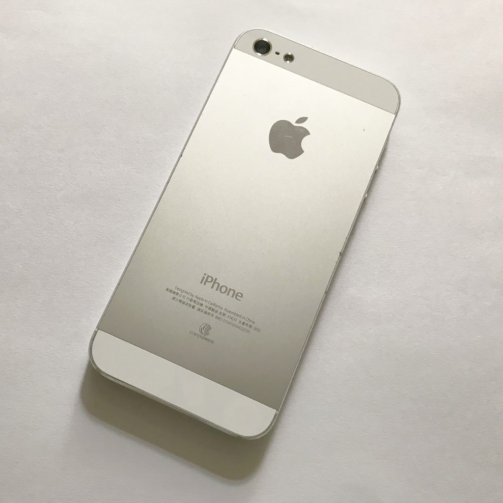 【iPhone零件機】iPhone 5 故障零件機 銀色