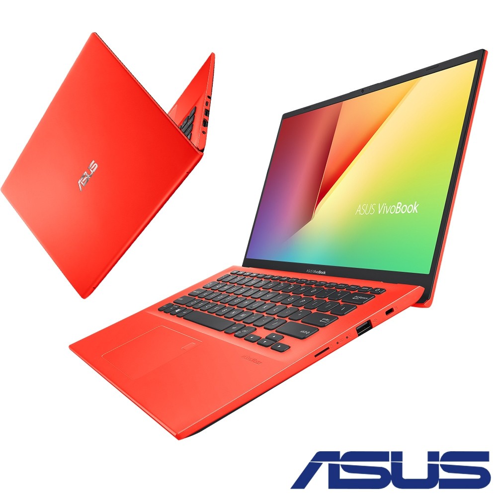 [ASUS-Vivobook-14]-X412FL 珊瑚紅/星空灰/孔雀藍 華碩高效能高CP值輕薄文書機種開學季