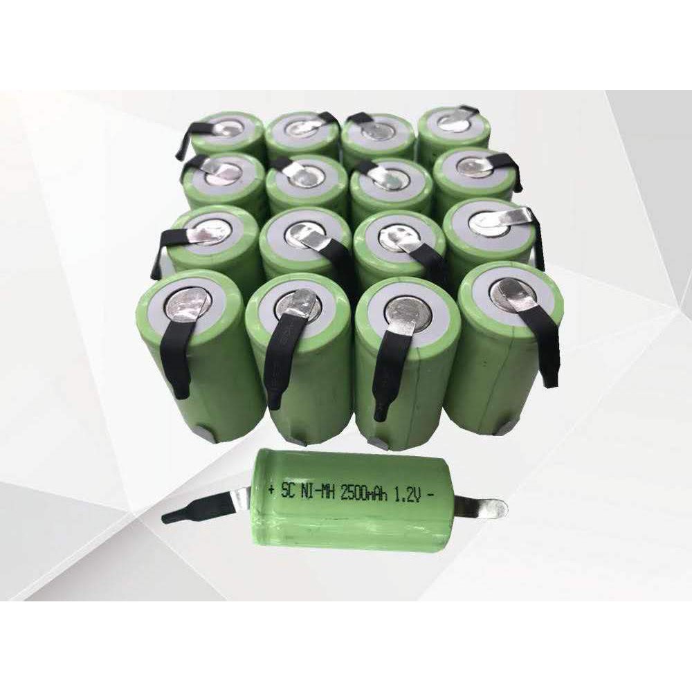 動力型鎳镉3號SC充電電池1.2V 2500mAh手電鑽吸塵器 掃地機帶焊片