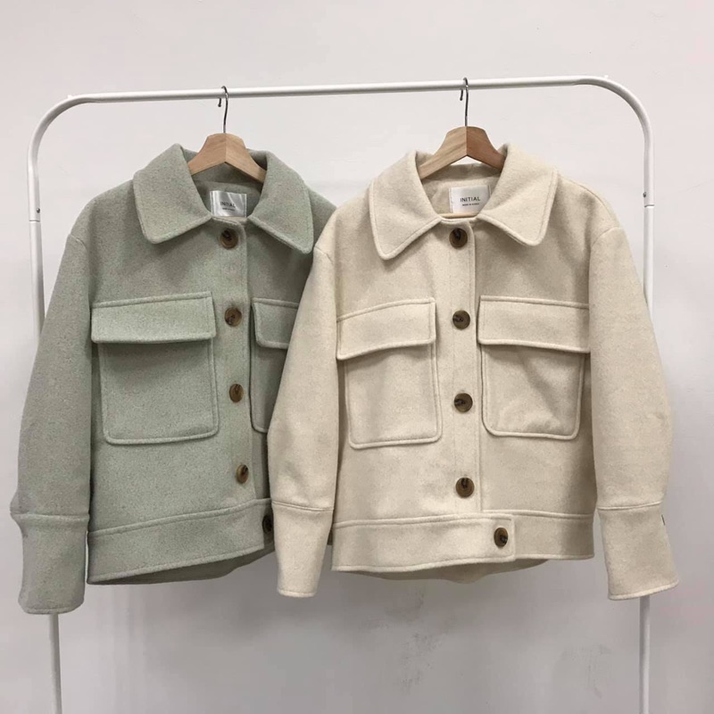 [粉fans]大口袋繭型羊毛外套 需要短板大衣的看過來！