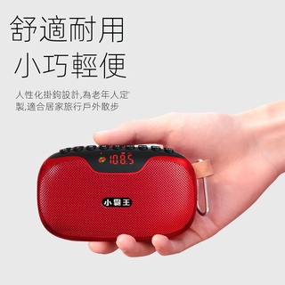 【臺灣現貨】小霸王W20藍牙收音機多功能大音量老人老年插卡播放器迷你隨身聽
