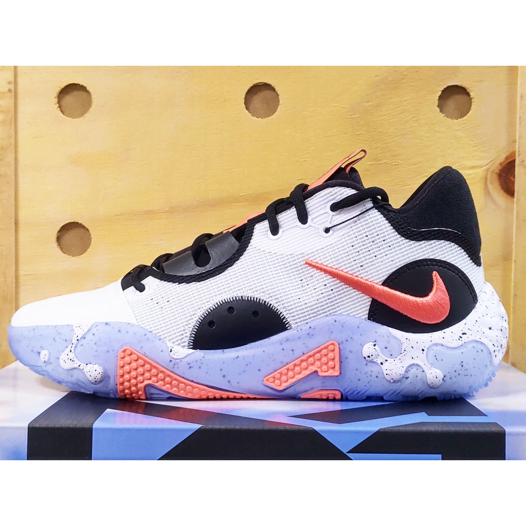 Nike PG 6 EP 運動鞋 籃球鞋 白 冰底 橘勾 籃球鞋 DH8447-100