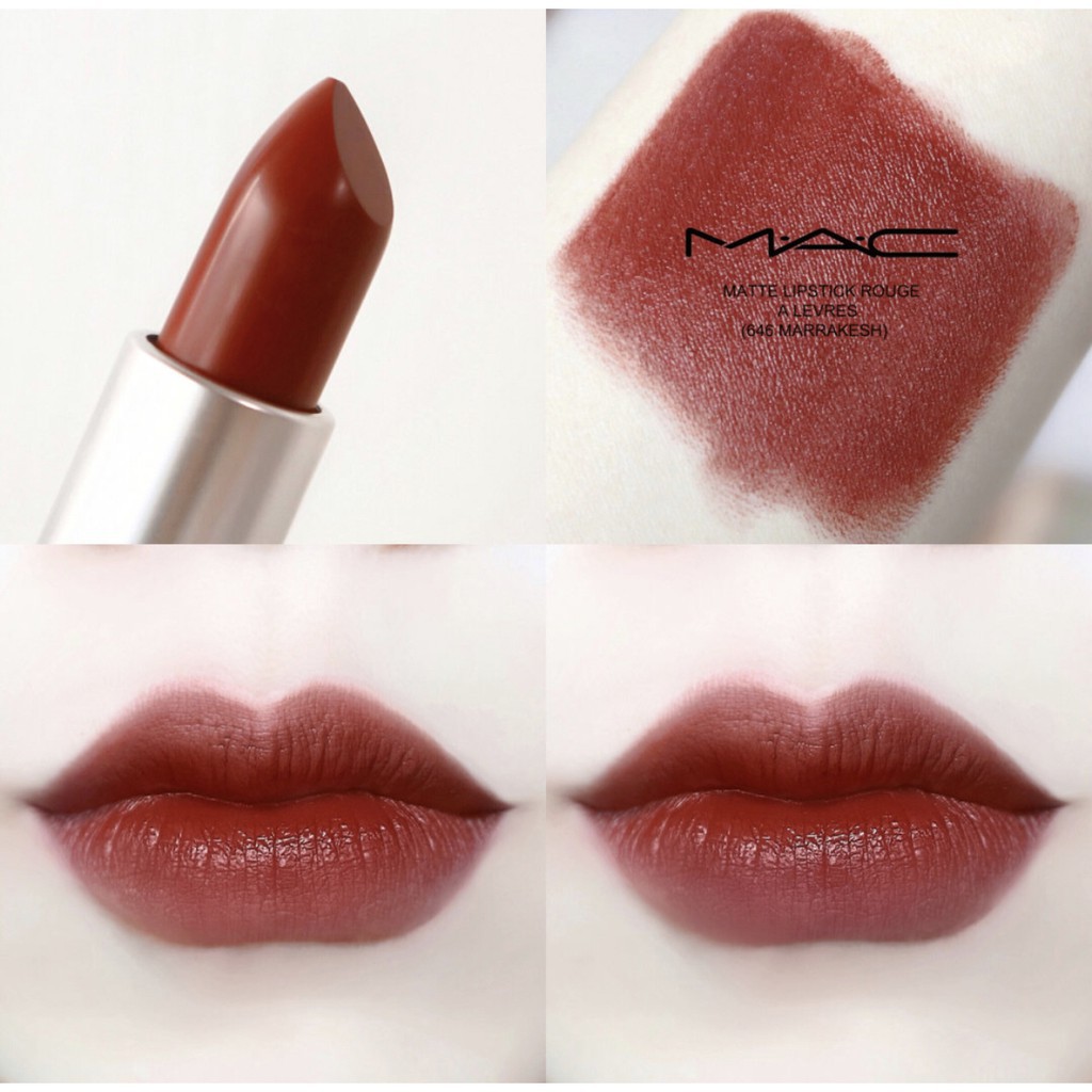 Mac子彈頭口紅唇膏 Marrakesh646 啞光口紅春夏必備 蝦皮購物