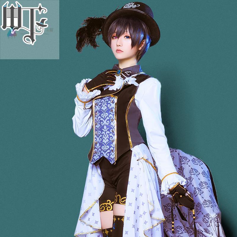 ㍿◄☽【限時免運】二次元  新品 黑執事cos夏爾女裝cos服夏爾日覺cosplay服裝演出服 cosplay角色扮演服