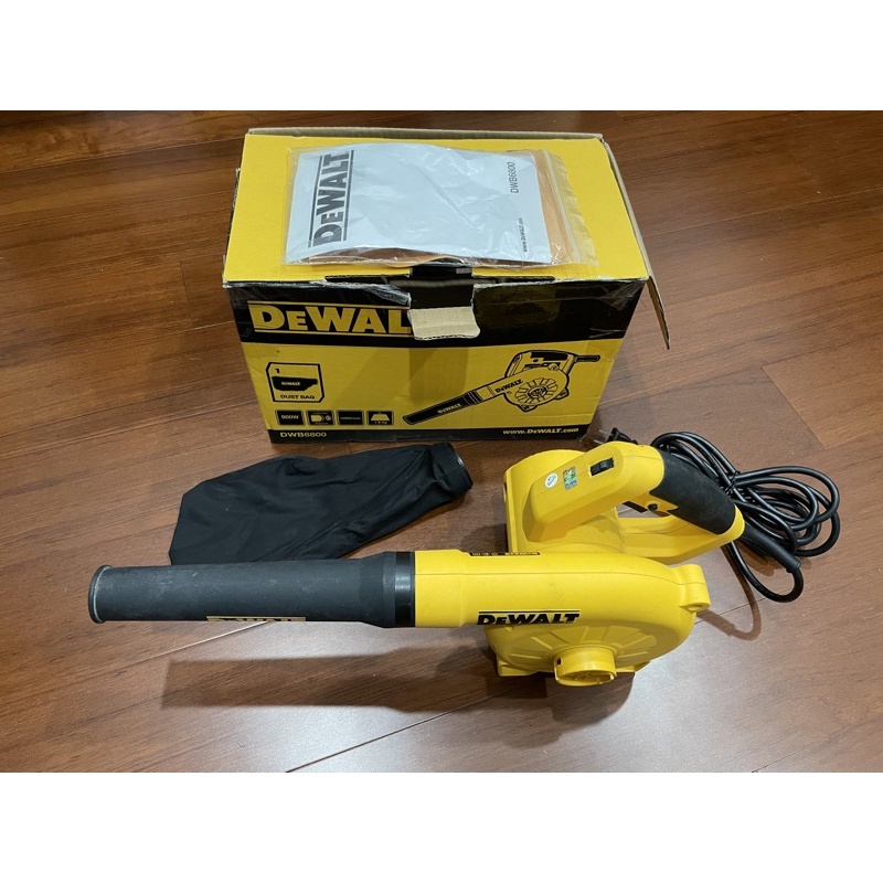 DeWALT DWB6800 電動吹風機 吹葉機 有線 二手