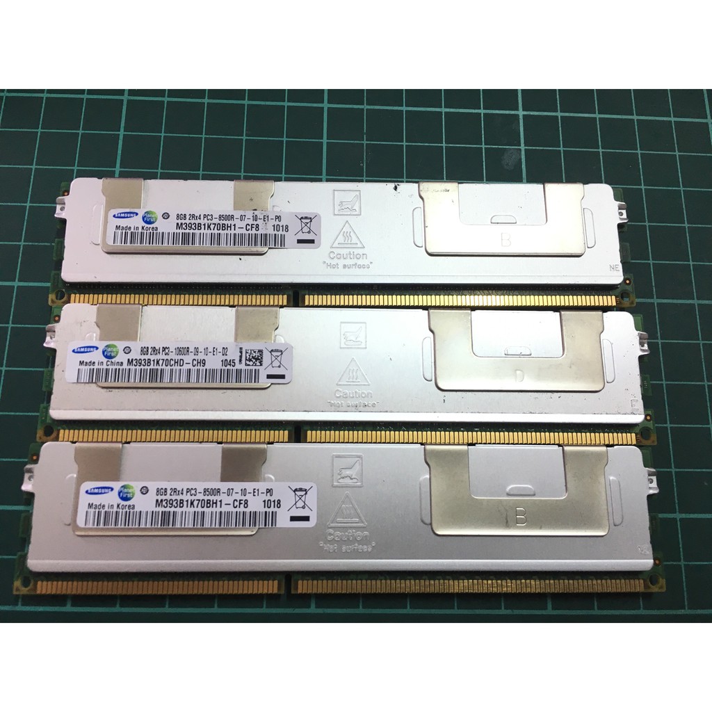 三星 SAMSUNG DDR3-1066 8G ECC REG 伺服器記憶體(含散片)&lt;二手良品&gt;