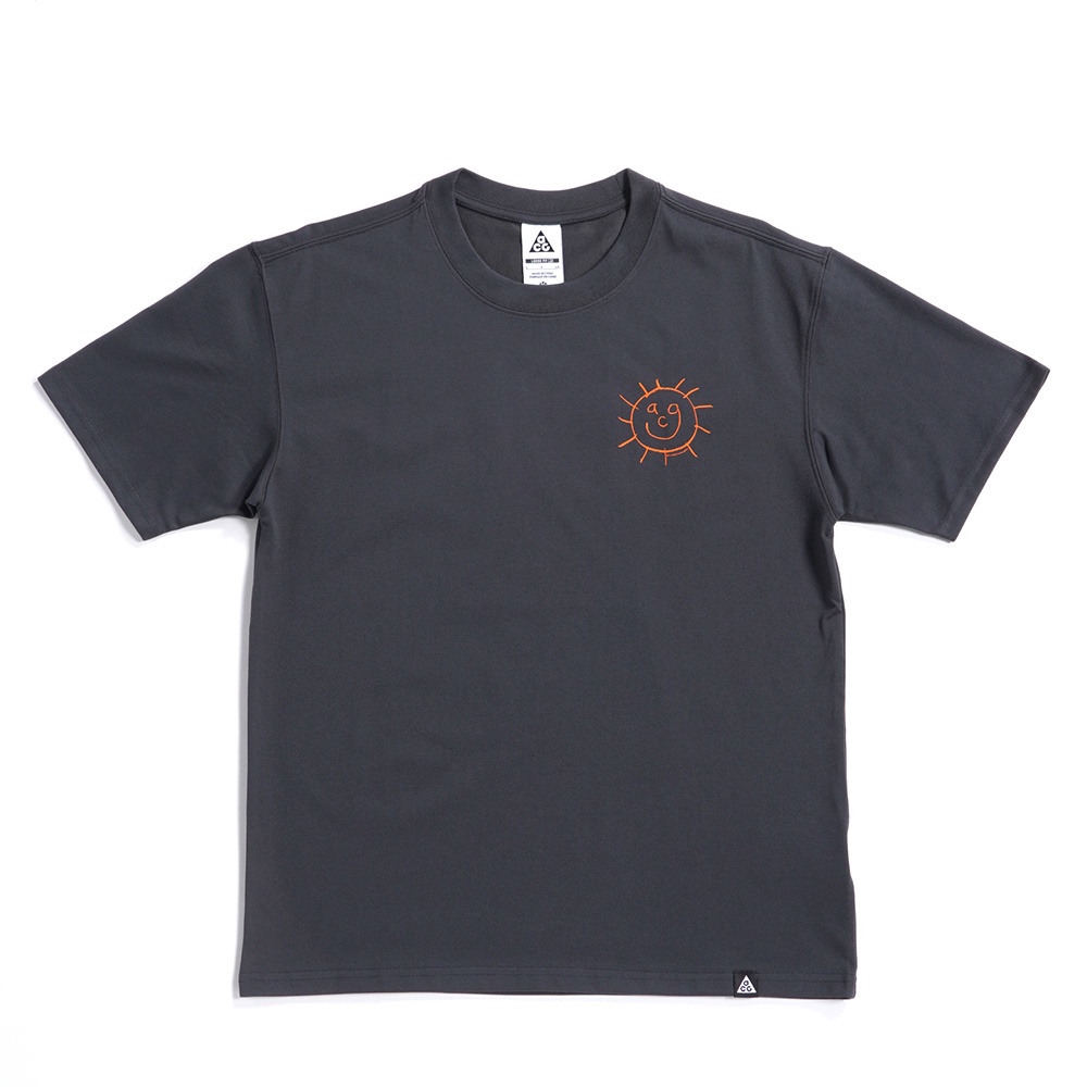 NIKE ACG LOGO TEE 短袖上衣 短T T恤 只有S號 寬鬆 鐵灰色 太陽 DD8806-070 現貨