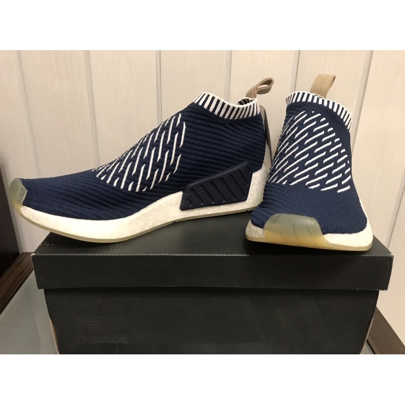 adidas NMD CS2 PK 日本浪人圖騰 BOOST 藍白 襪套式 PRIMEKNIT RONIN BA7189