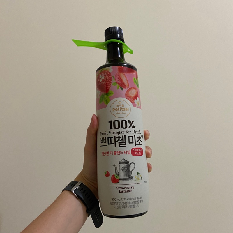［好市多同款］韓國草莓茉莉果醋900ml