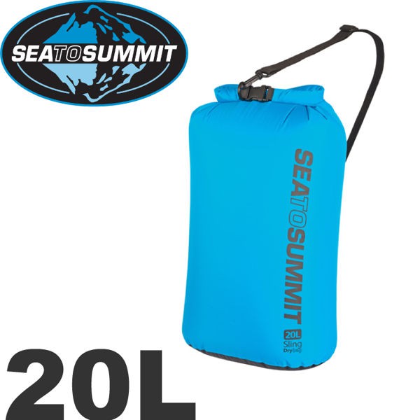 Sea to Summit 澳洲 70D 可揹負式防水收納袋20L《藍》/防水袋/朔溪包/STSASBAG20/悠遊山水