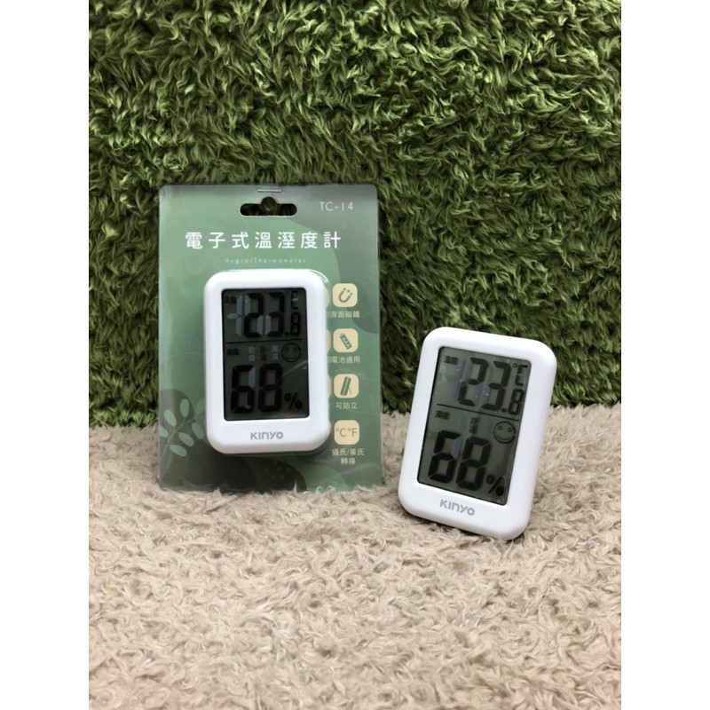 （大拇哥）KINYO TC-14 電子式溫溼度計 溫度計 濕度計 室內溫度計