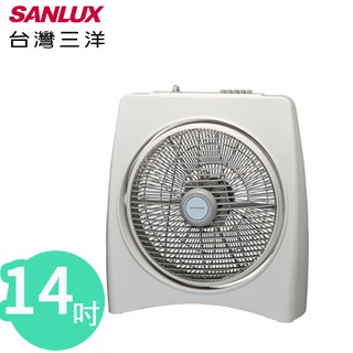 SANLUX 台灣三洋 14吋按鍵式方型扇 SBF-1400TA1