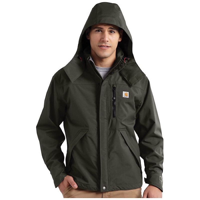 便宜賣 carhartt shoreline jacket 軍綠M