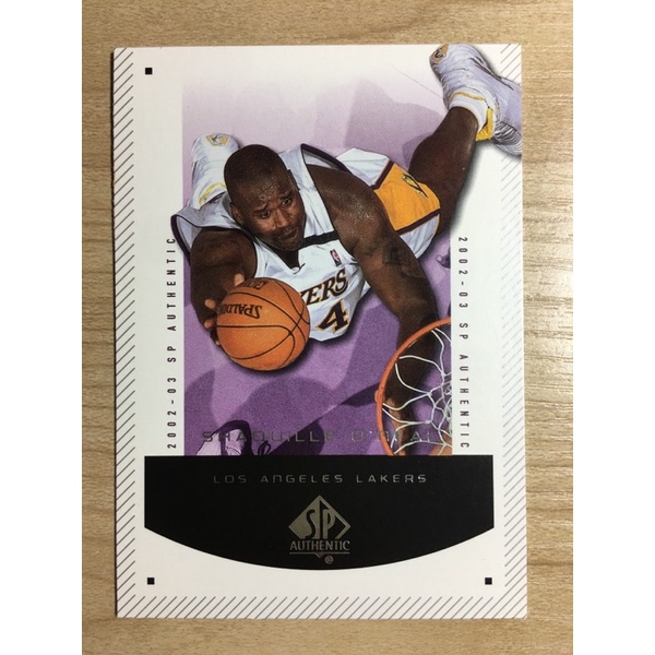 upper deck 2003 SHAQUILLE O'NEAL nba 球員卡 湖人