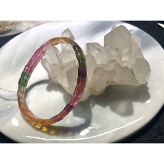 7.5mm 碧璽 電氣石 手牌 手排 手串 手鍊 手鏈 手珠 手環 飾品 水晶 寶石