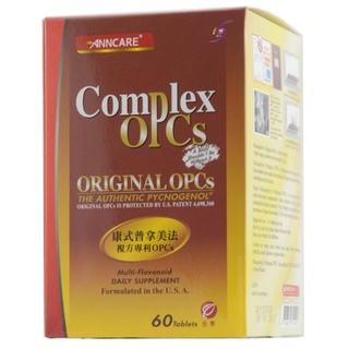 康式普拿-美法複方專利OPCs(60錠) /純天然配方、無咖啡因、青春美麗、健康維持