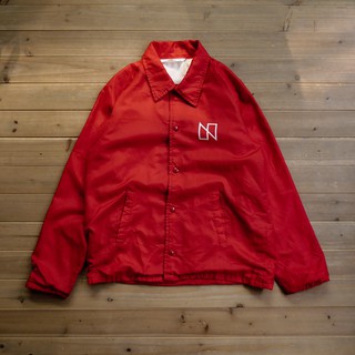《白木11》 90s Chalk Line coach jacket 美國製 紅色 刷毛 風衣 教練外套