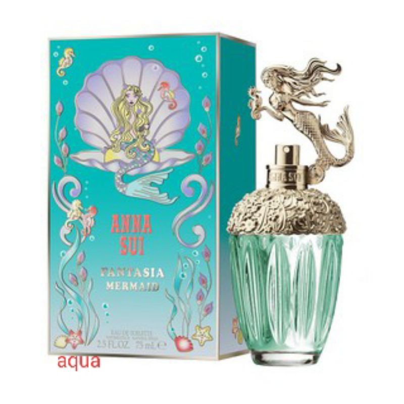 😀 試香 😀 Anna Sui 安娜蘇 童話 美人魚女性淡香水 5ML 2ML 1ML 玻璃瓶 分享 針管 試管