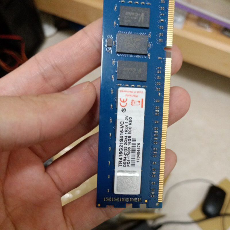 伺服器 全何 記憶體 V-color DDR4 ECC REG 16G 2133 /2400/2666三星 美光 海力士