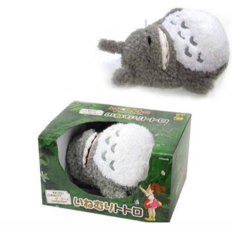 日本 正版 宮崎駿 全新 打呼龍貓 龍貓 Totoro 豆豆龍 空運 代購 娃娃 公仔