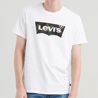 Levi's T恤 短袖 純棉 男裝 LOGO款 短T-Shirt 圓領 L90163 白色迷彩(現貨)