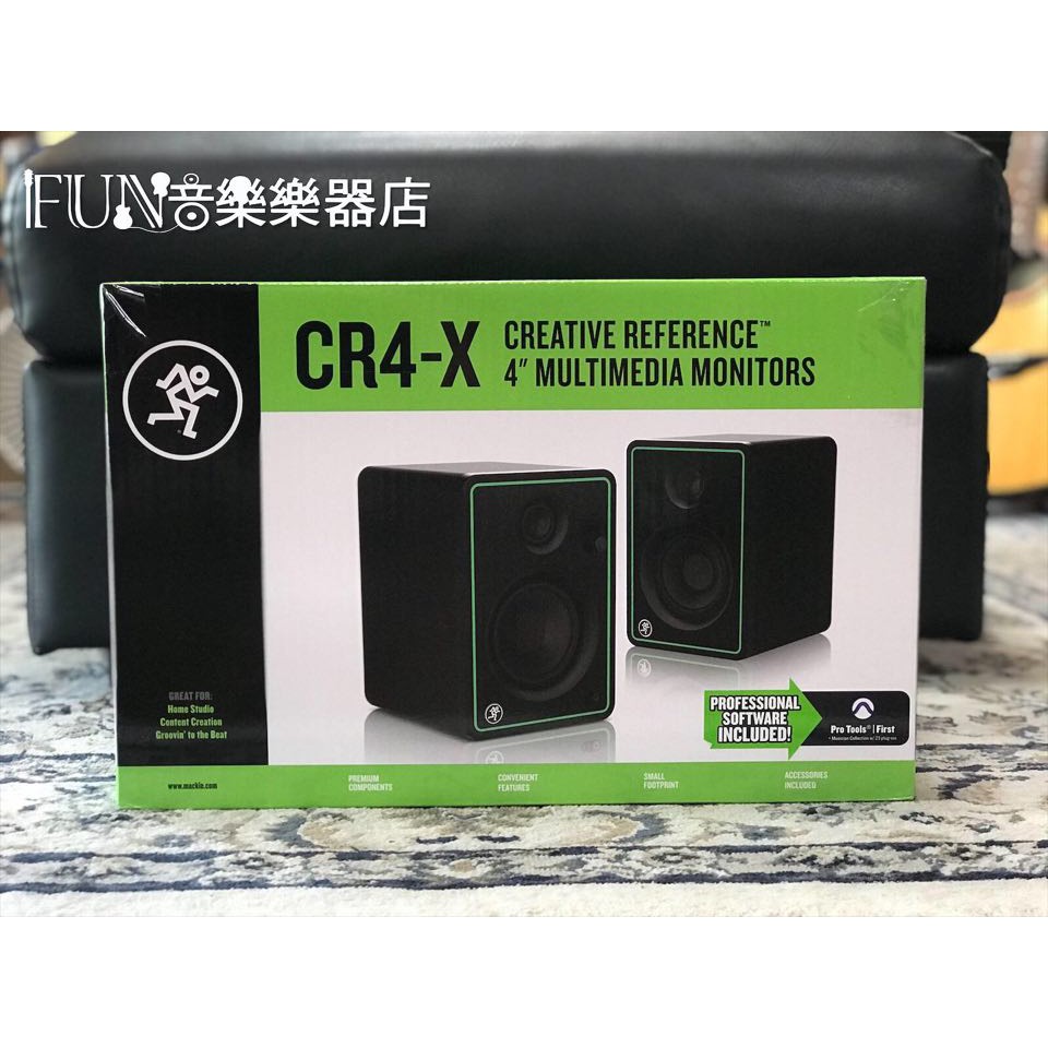 【Fun音樂樂器店】Mackie CR4-X 50w錄音室監聽喇叭(備貨中)