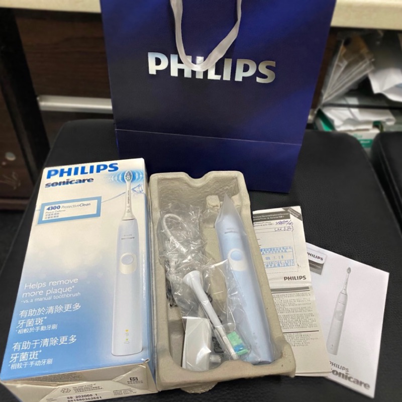 【Philips 飛利浦】（百貨公司購入）Sonicare 智能護齦音波震動牙刷/電動牙刷(HX6803）