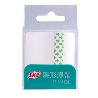 【讀書人文具】 SKB TE-30R 隱形膠帶(3入)