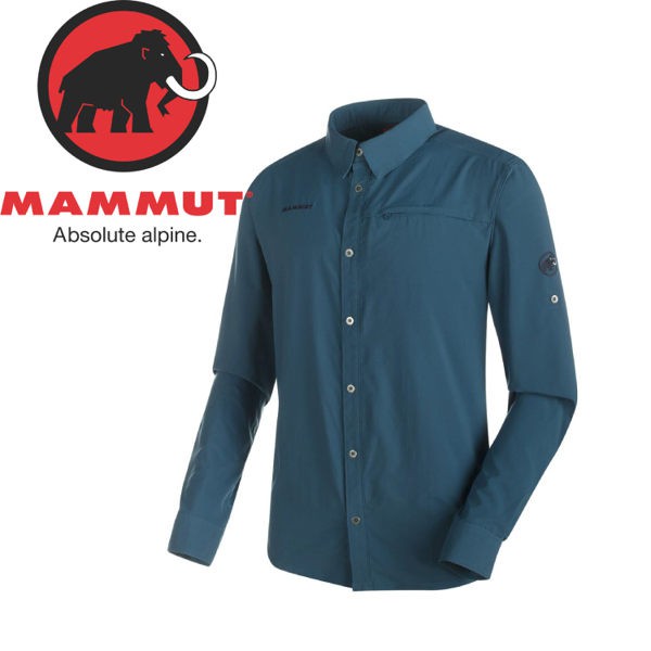 MAMMUT瑞士 男款  Trovat Adv LS襯衫《獵戶藍》輕薄/吸濕排汗/長袖襯衫/1030-0252/悠遊山水