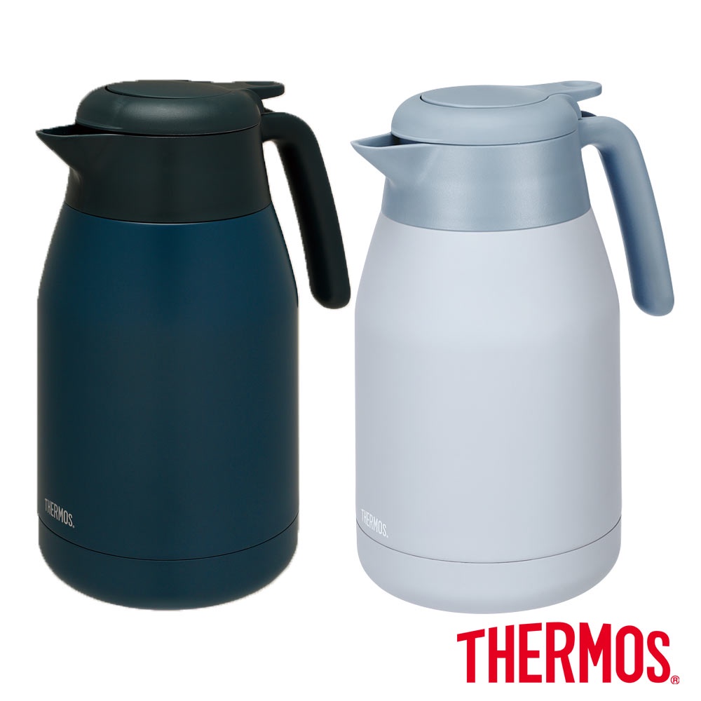 【THERMOS膳魔師】不鏽鋼 按壓式真空保溫壼1500ml (THS-1501系列)