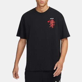 NIKE 短袖上衣 AS LBJ M NK TEE M90 HO23 男 黑 FN0806010 現貨 廠商直送