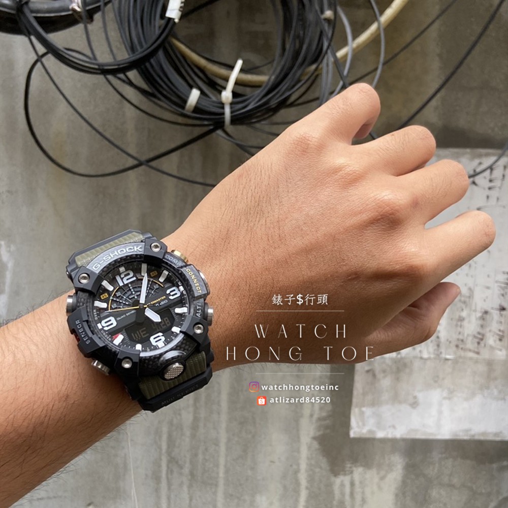 錶子$行頭[] CASIO G-SHOCK 輕量化碳纖維核心泥人手錶- 軍綠( GG-B100-1A3 ) | 蝦皮購物