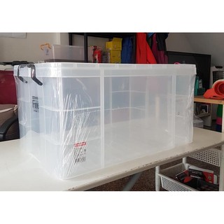 小毛收納『臺灣製 聯府K036強固型掀蓋整理箱65L』含稅開發票 倉鼠寵物改造箱 透明收納箱 玩具箱 KEYWAY