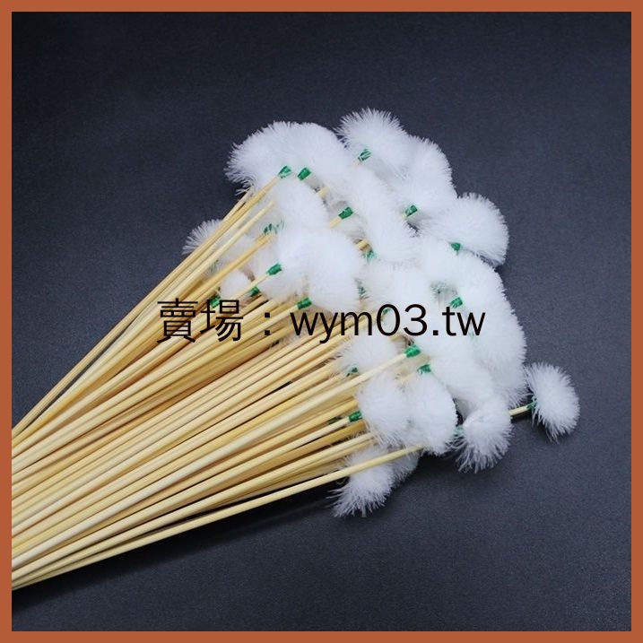 採耳 採耳鵝毛棒 竹柄大頭中頭小頭揚州採耳工具 掏耳朵毛毛 技師打耳朵毛毛 採耳棒