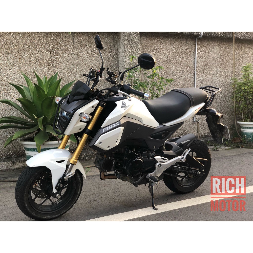 台南瑞奇車坊 中古重機 Honda Msx125 Sf 泰規白色 蝦皮購物