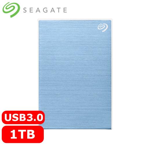 Seagate希捷 One Touch 1TB 2.5吋行動硬碟 冰川藍 (STKY1000402)原價2199(現省2