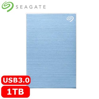 Seagate希捷 One Touch 1TB 2.5吋行動硬碟 冰川藍 (STKY1000402)